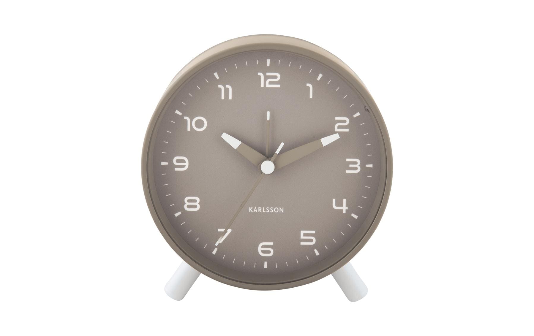 KARLSSON Wecker Orgullo Exkl. 1xAA Batterie, Dark grey