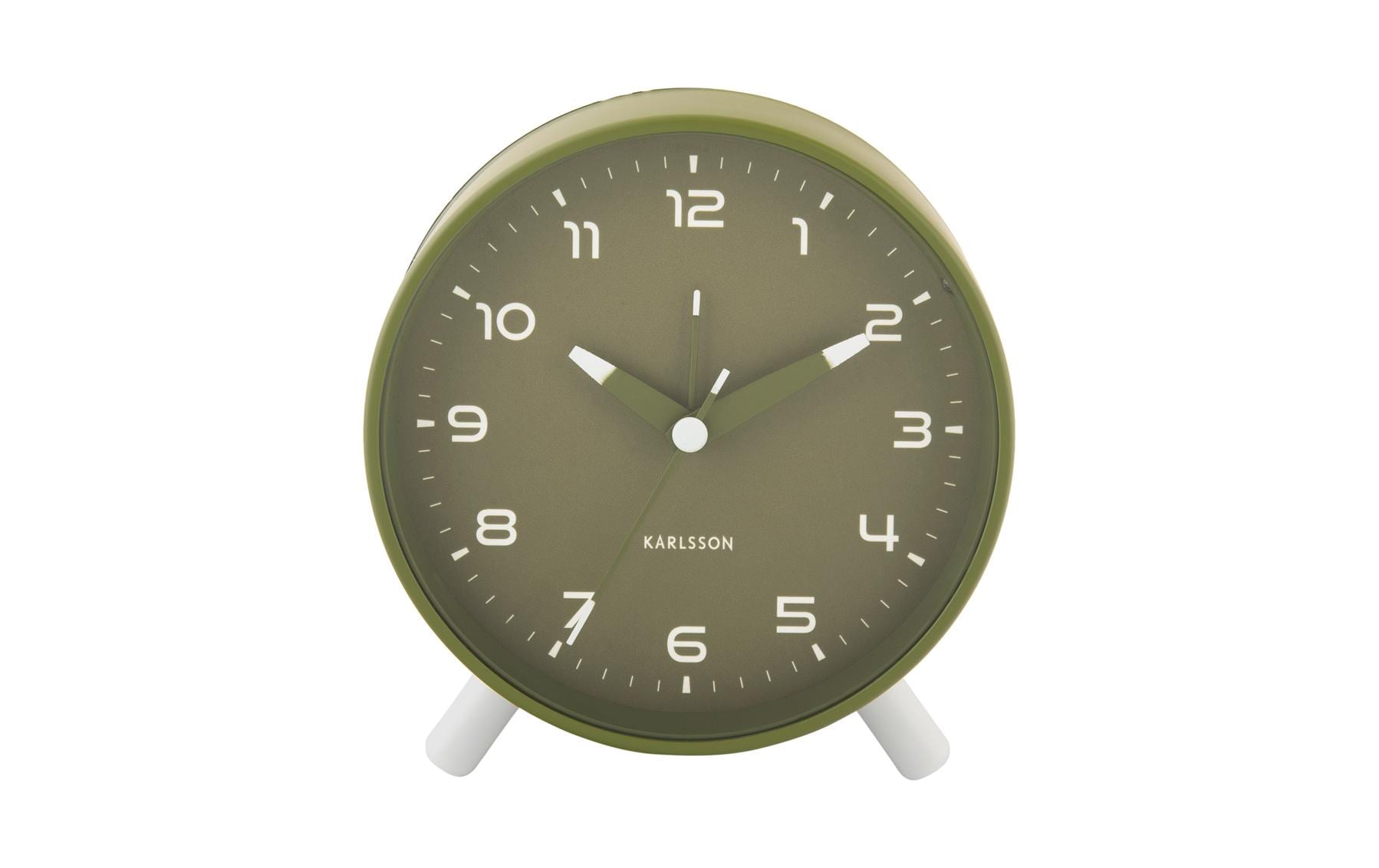 KARLSSON Wecker Orgullo Exkl. 1xAA Batterie, Army green