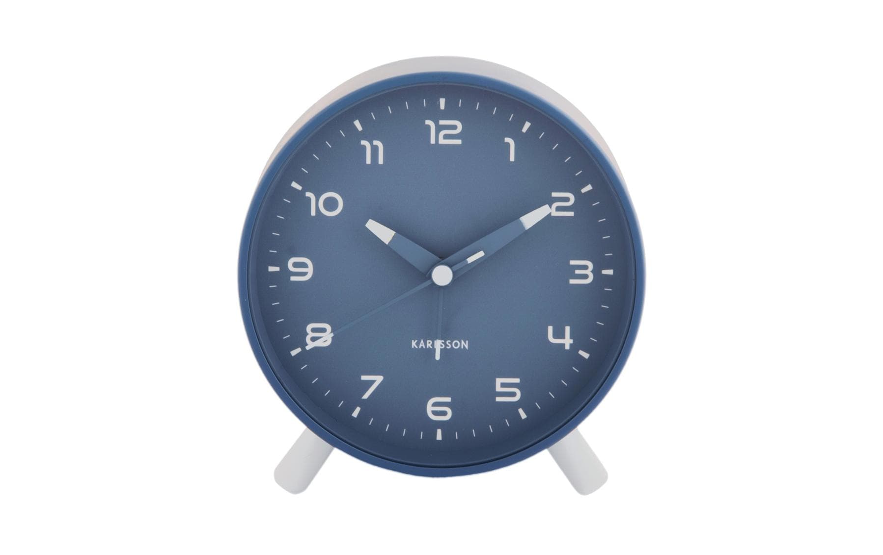 KARLSSON Wecker Orgullo Exkl. 1xAA Batterie, Classic blue