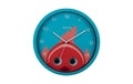 KARLSSON Kinder Wanduhr Goldfisch Wall clock Peekaboo Goldfish light blue