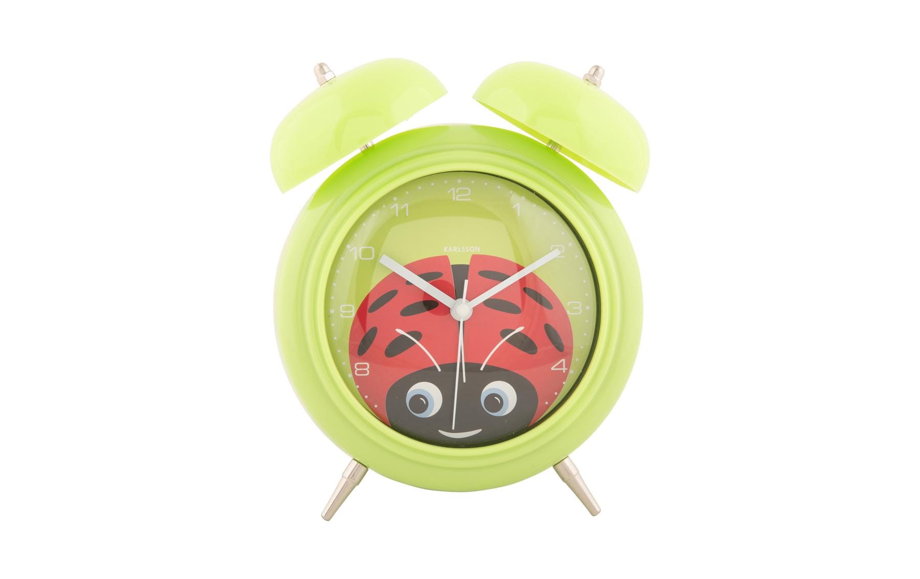 KARLSSON Wecker Peekaboo Marienkäfer Alarm clock Peekaboo Ladybug green