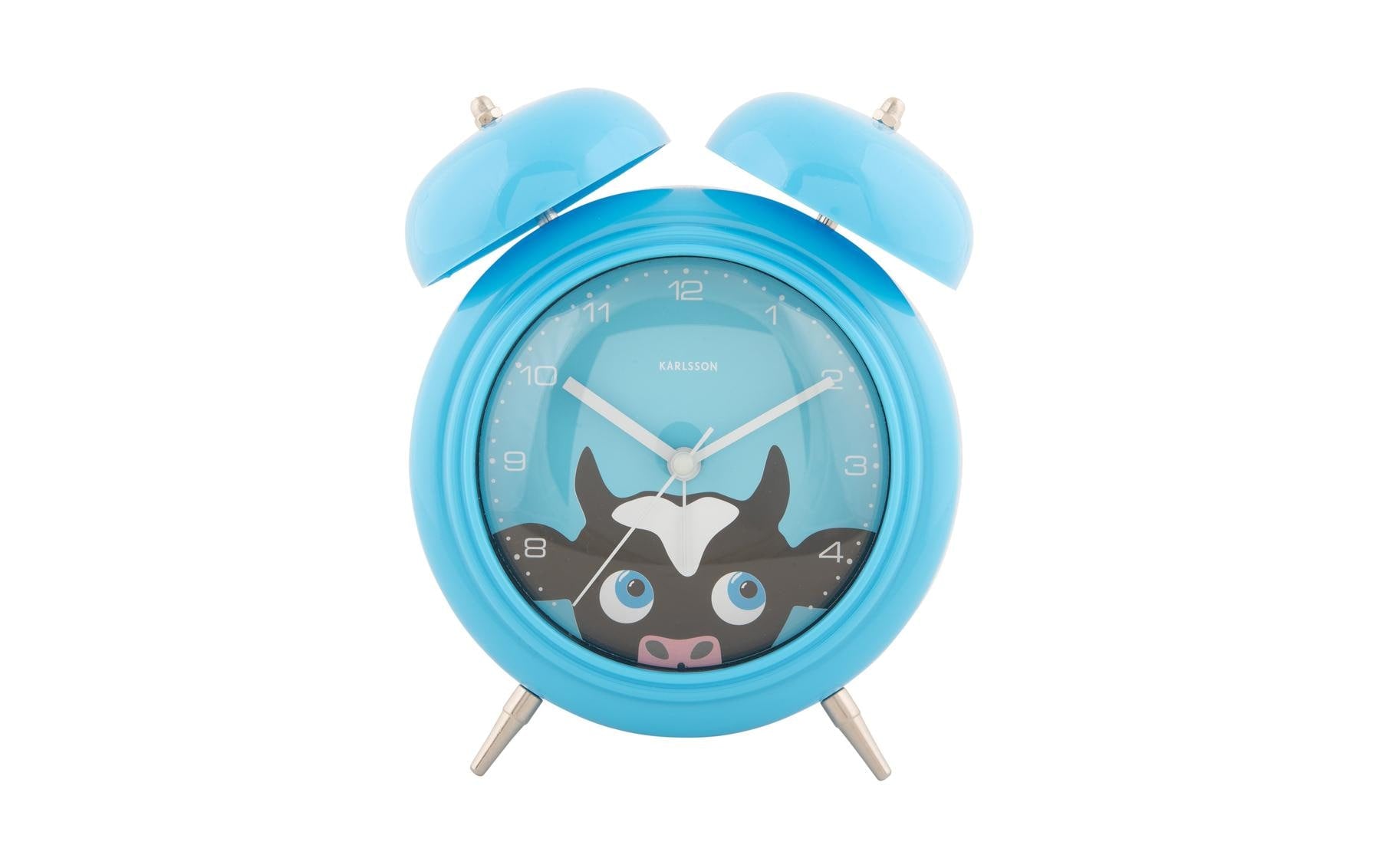 KARLSSON Wecker Peekaboo Kuh Alarm clock Peekaboo Cow blue