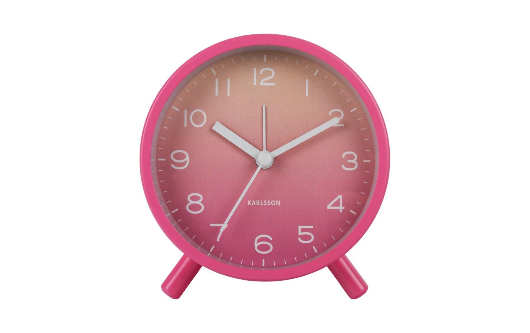 KARLSSON Wecker Gradient Exkl. 1xAA Batterien, Pink