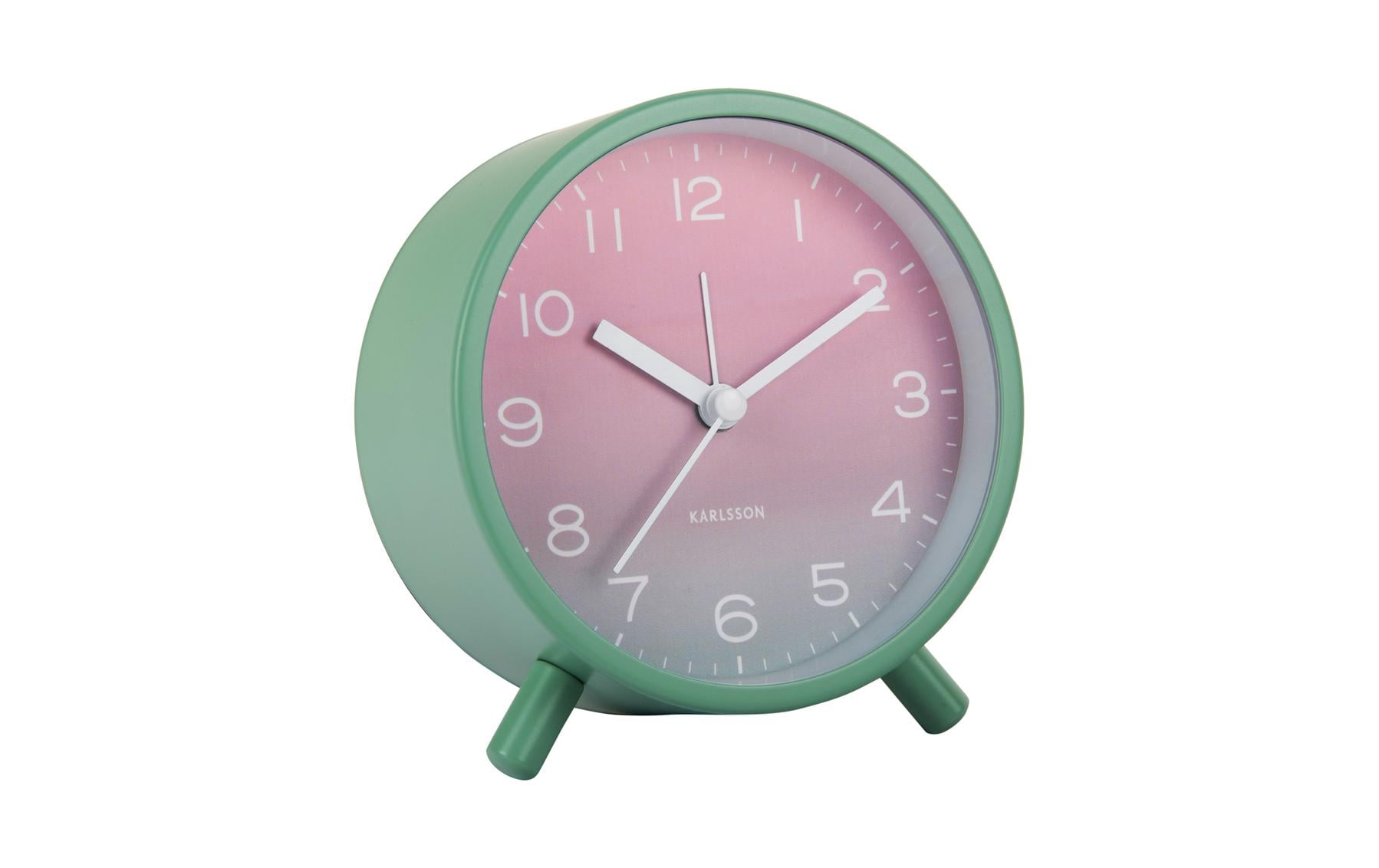KARLSSON Wecker Gradient Exkl. 1xAA Batterien, Green