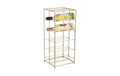 present time Weinregal Duo Floor Eisen, 57x25cm, Gold