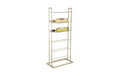 present time Weinregal Single Floor Eisen, 84.5x20cm, Gold