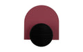 present time Wandhaken Single Knob MDF aus China, 18x4.5x15cm, Red ochre
