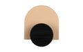 present time Wandhaken Single Knob MDF aus China, 18x4.5x15cm, Soft brown