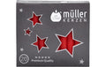 Müller Kerzen Baumkerzen 20 Stück, Rot 10x1.2 cm (HxD)