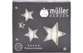 Müller Kerzen Baumkerzen 20 Stück, Weiss 10x1.2 cm (HxD)