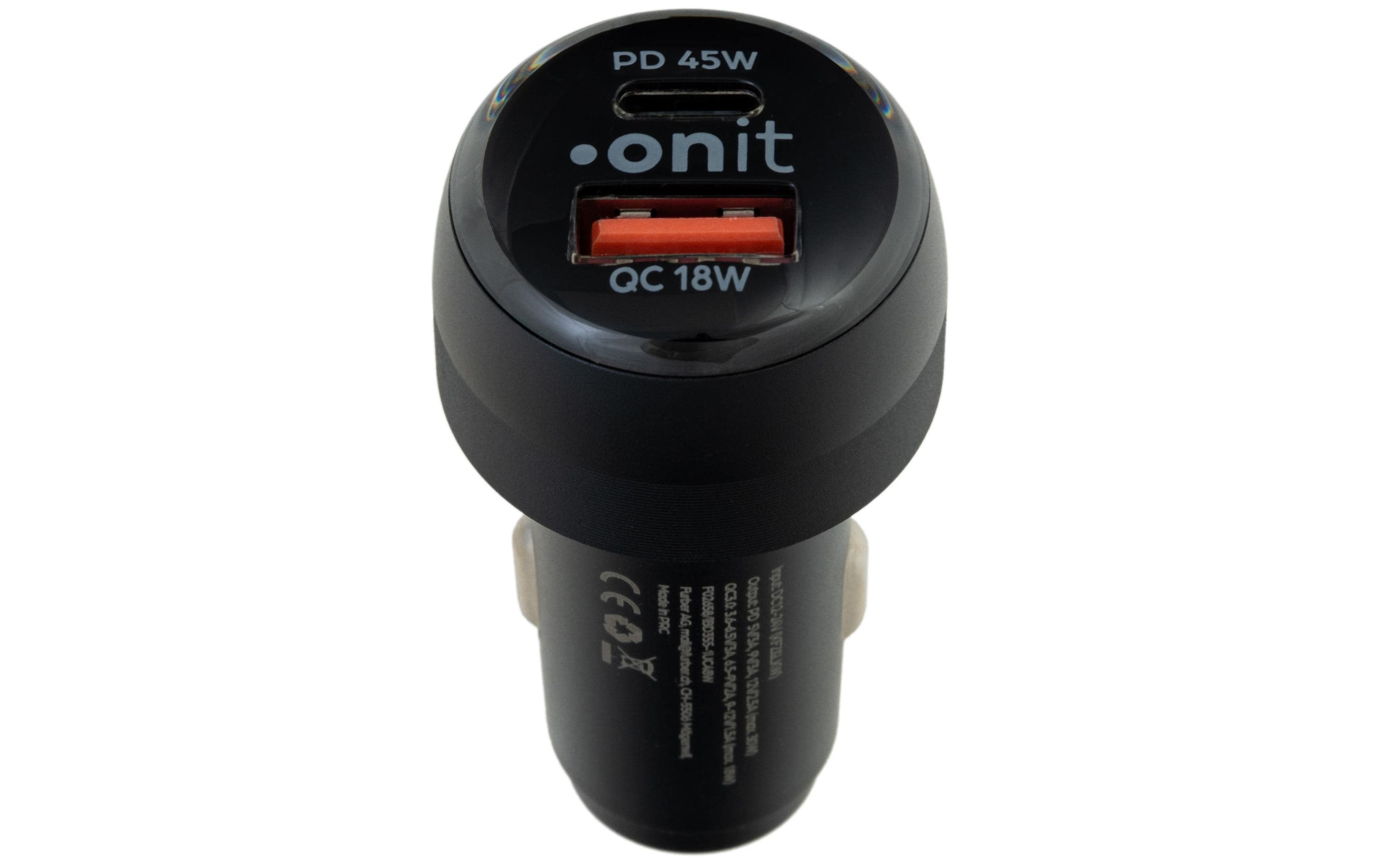 onit Autoladegerät 63W PD + QC 3.0 A+C / DC 12-24V KFZ + LKW