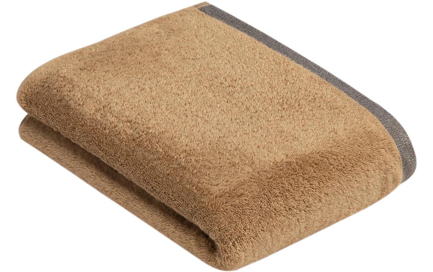 Bugatti Duschtuch Prato 67x140 Camel 100 % Supersoft Baumwolle