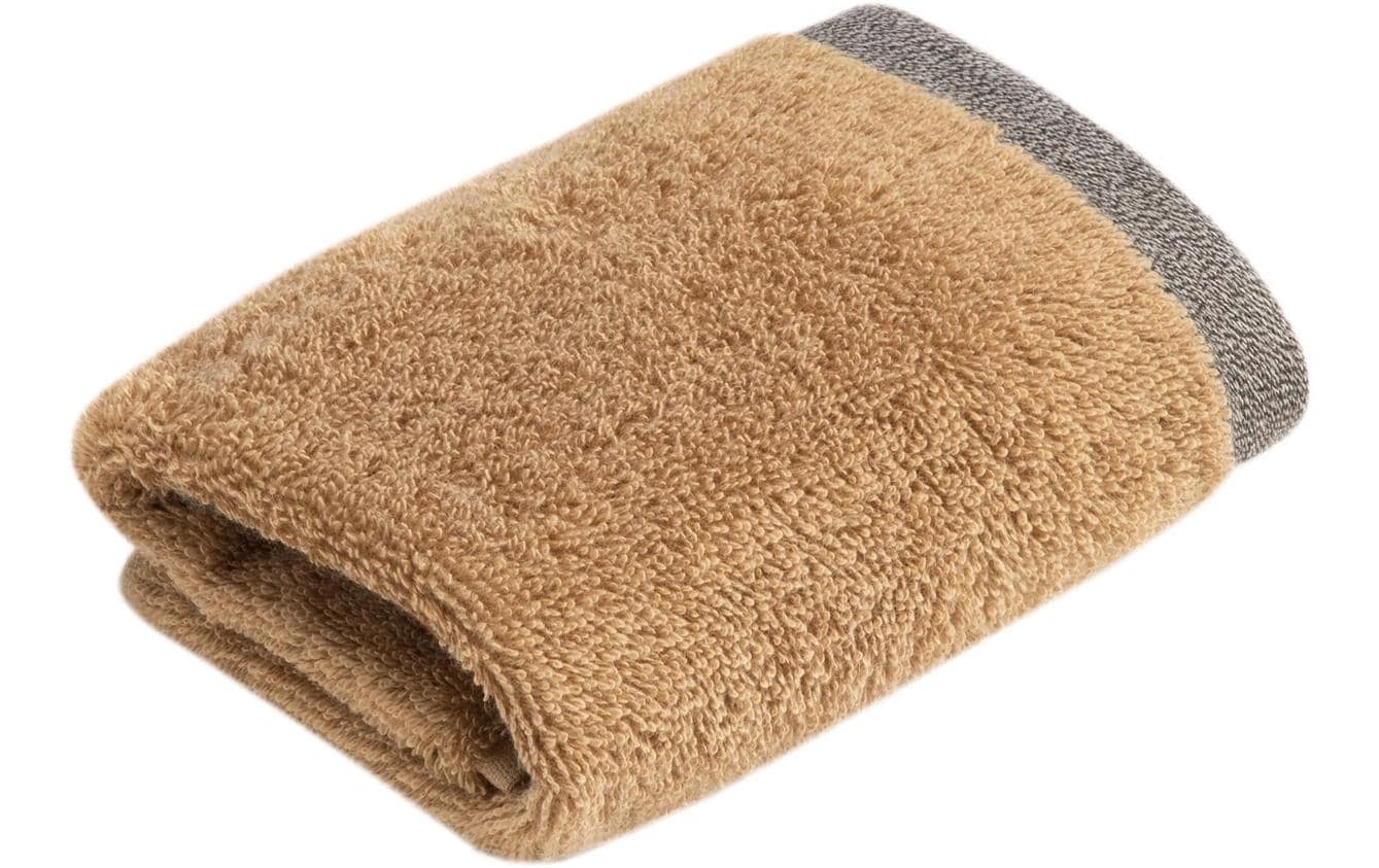 Bugatti Waschlappen Prato 30x30 Camel 100 % Supersoft Baumwolle