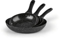 BRATmaxx Aluminium Pfannen Set 3 Stück Set 20/24/28cm, Mit ILAG Beschichtung