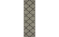 Hanse Home Runner Nordic 100% Polypropylen, 80x250cm, Black