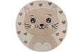 Hanse Home Kinderteppich Cat 100% Polypropylen, 140 cm, Creme/Beige