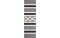 Hanse Home Küchenteppich Urban 100% Polyamid, 45x140cm, Black,