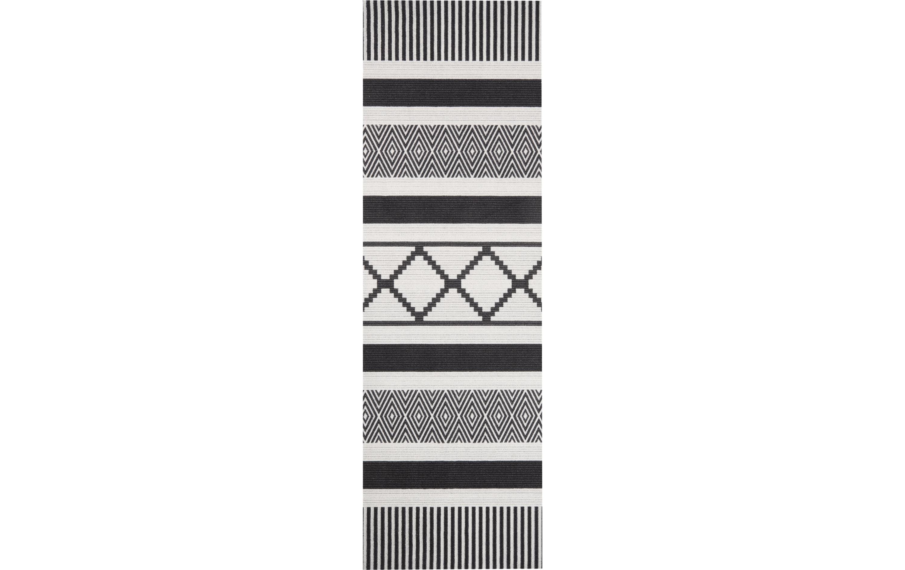 Hanse Home Küchenteppich Urban 100% Polyamid, 45x140cm, Black,