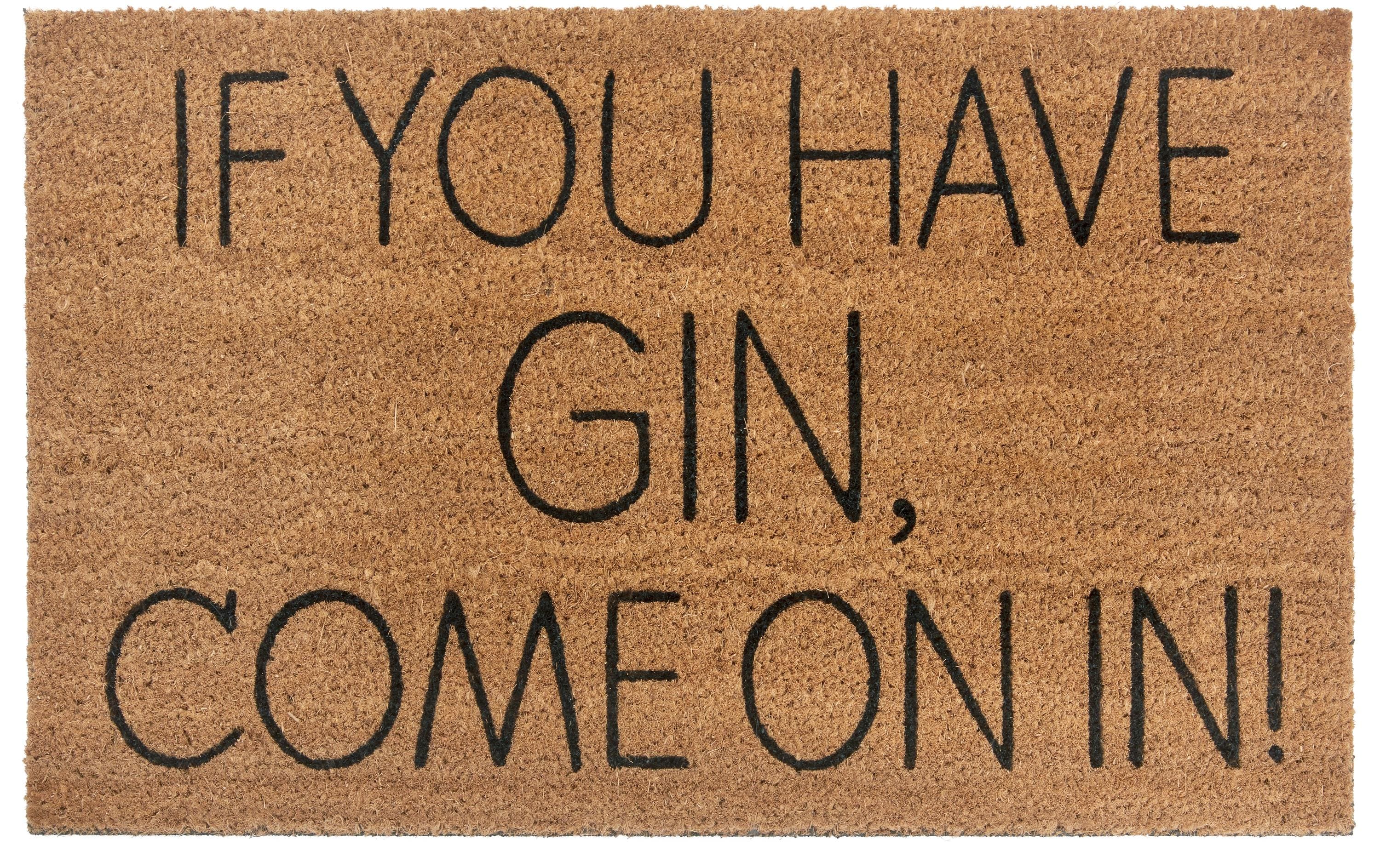 Hanse Home Fussmatte GIN Kokos/Latex, 45x75cmx1.5cm