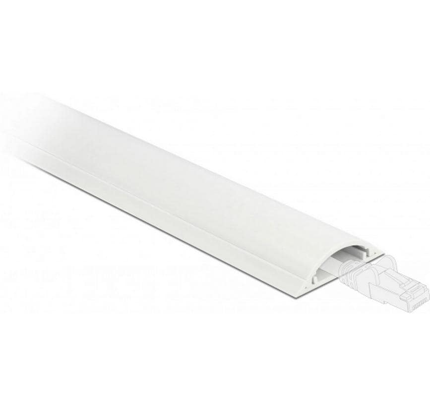 Delock Kabelkanal, 50mmx12mm, Weiss 1m, selbstklebend