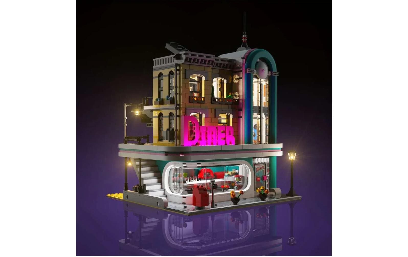 LEGO Diner #10260  Light Kit 2.0 LMB 2.0