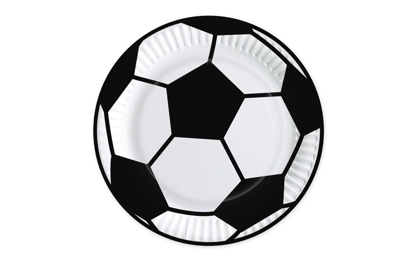 B+C Teller Football 23 cm 10 Stück