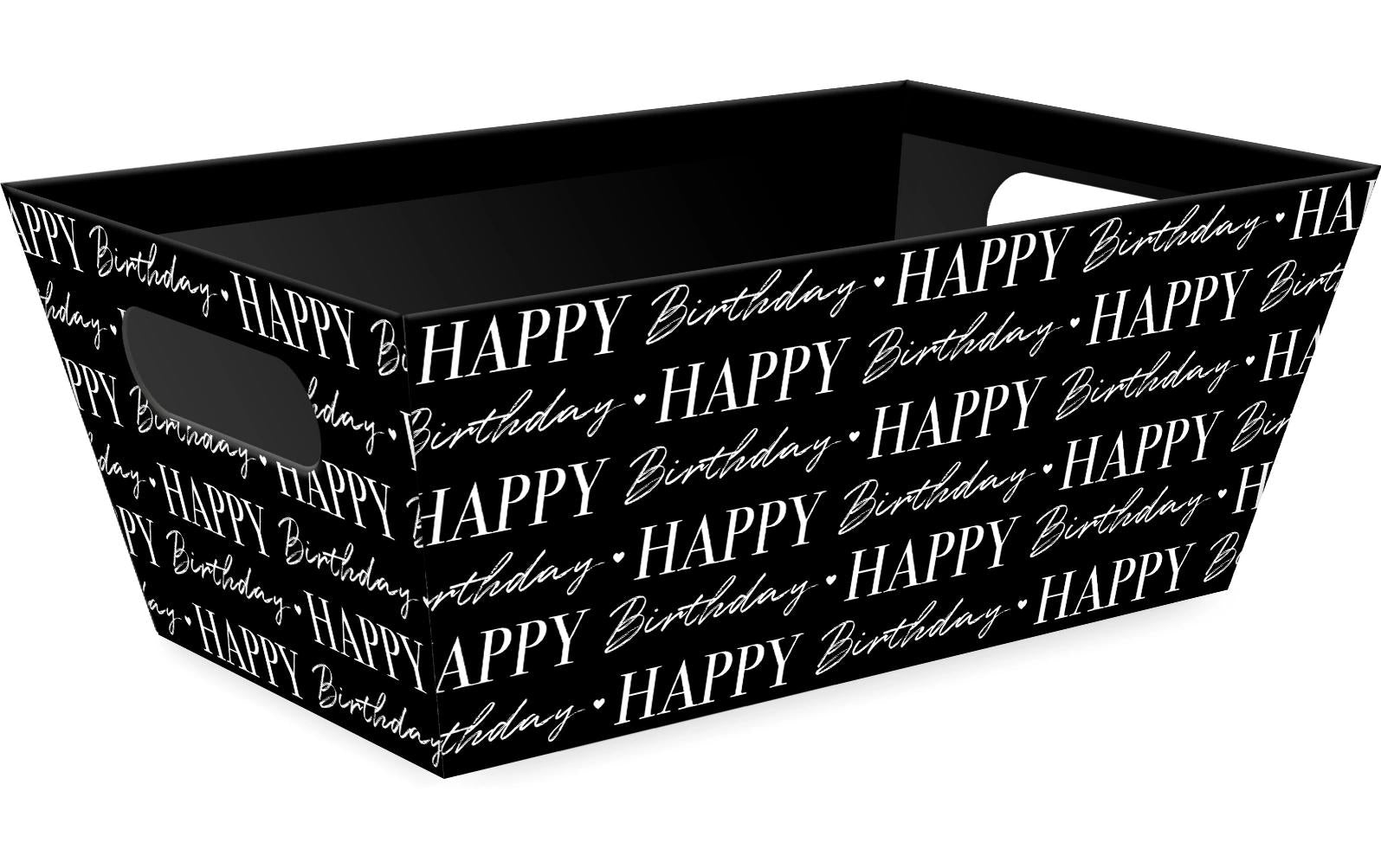 B+C Präsentkorb 25x16x7.5cn Graphic Birthday