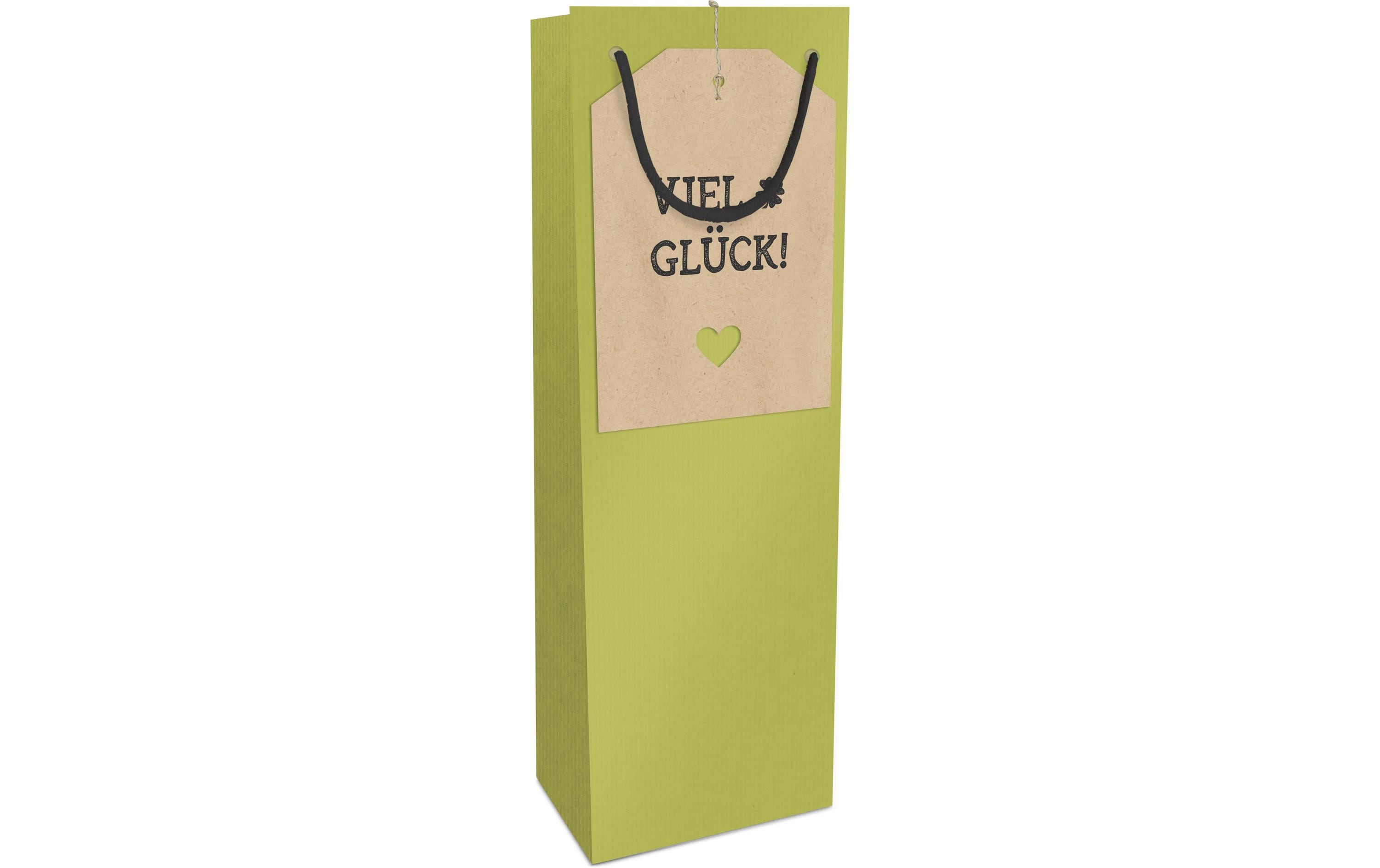 B+C Flaschentasche Viel Glück Grösse: 12 x 36 x 10 cm