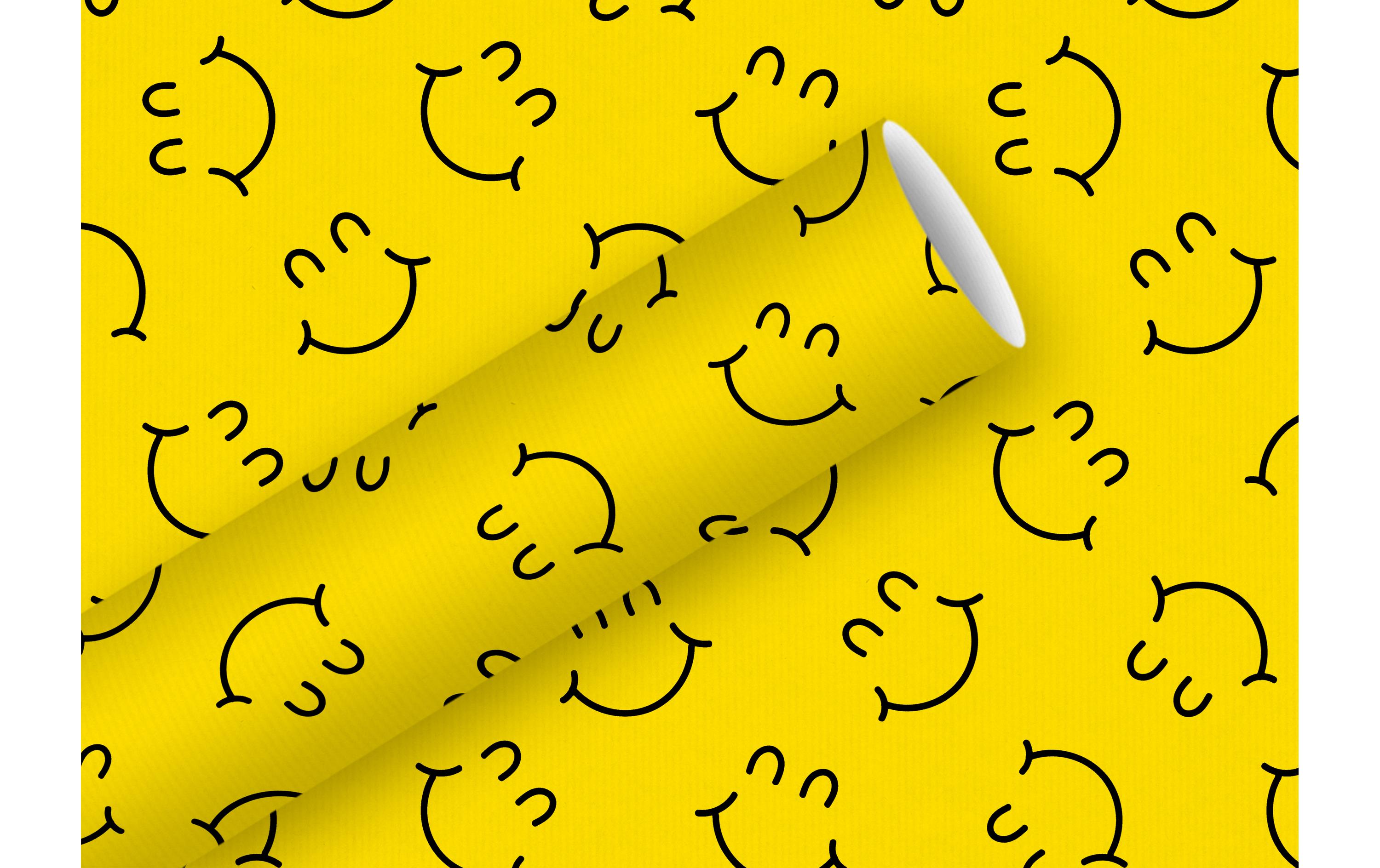 B+C Geschenkpapier 2mx70cm By Nature Big Smile