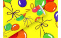 B+C Geschenkpapier 2mx70cm Luftballons gelb