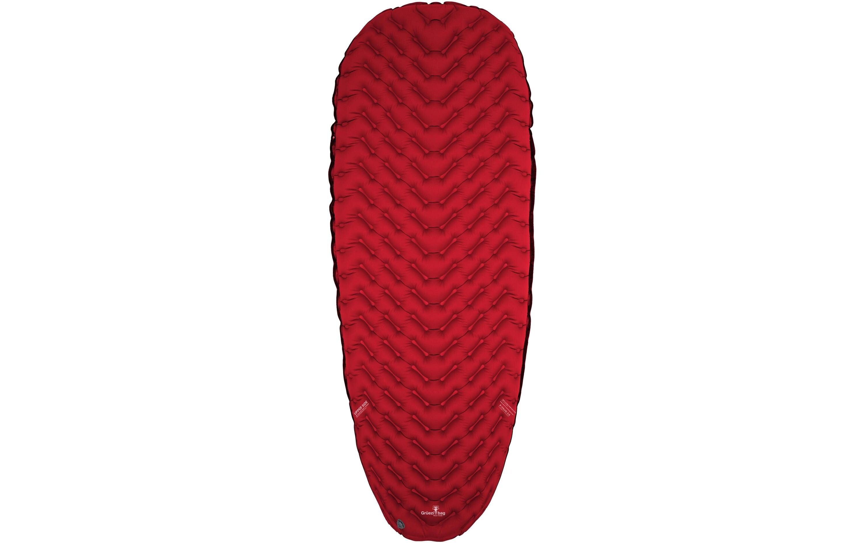 GrüeziBag Wool Mat Camping Anthracite / red
