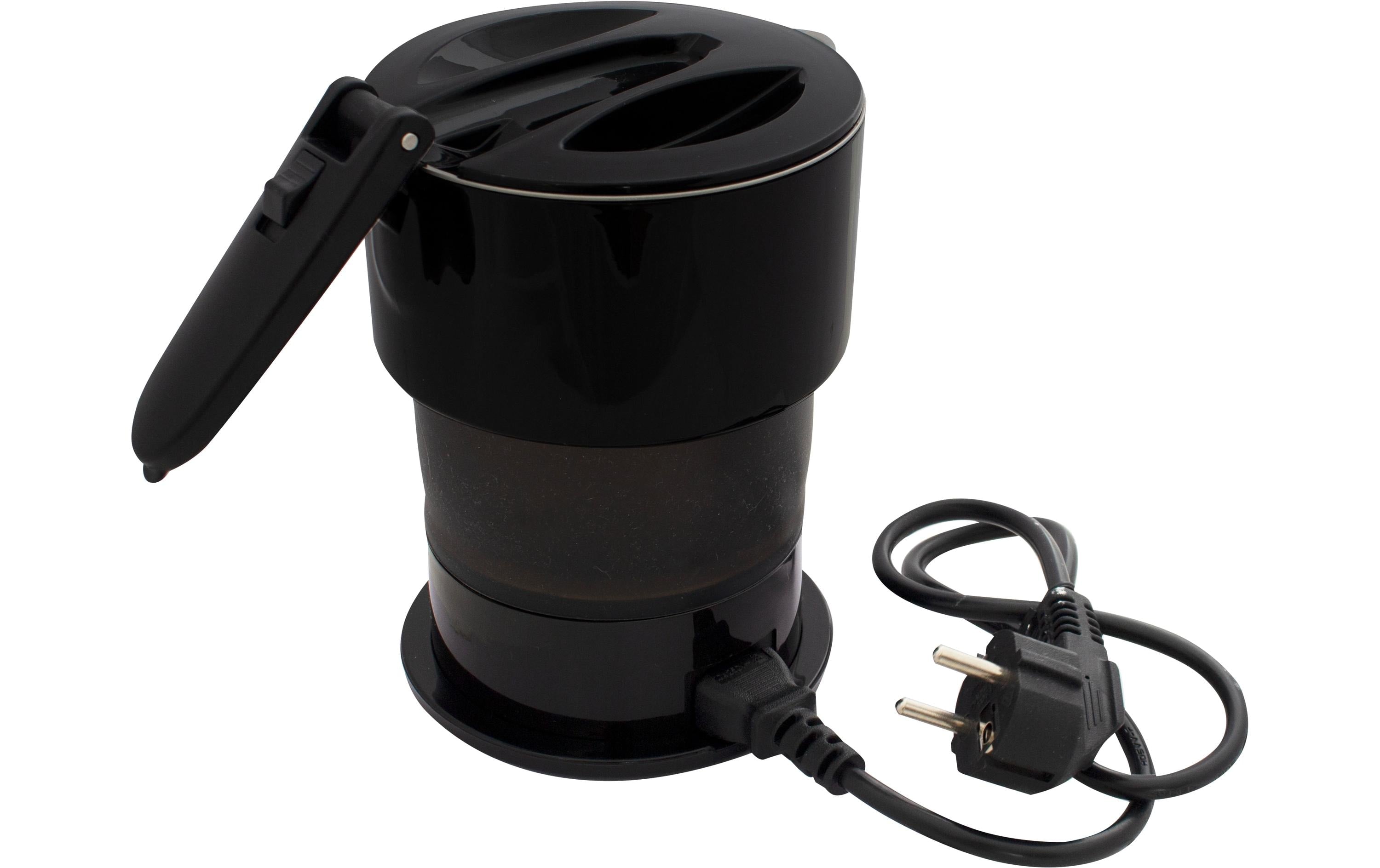 Reisewasserkocher 0,6 Liter Schwarz