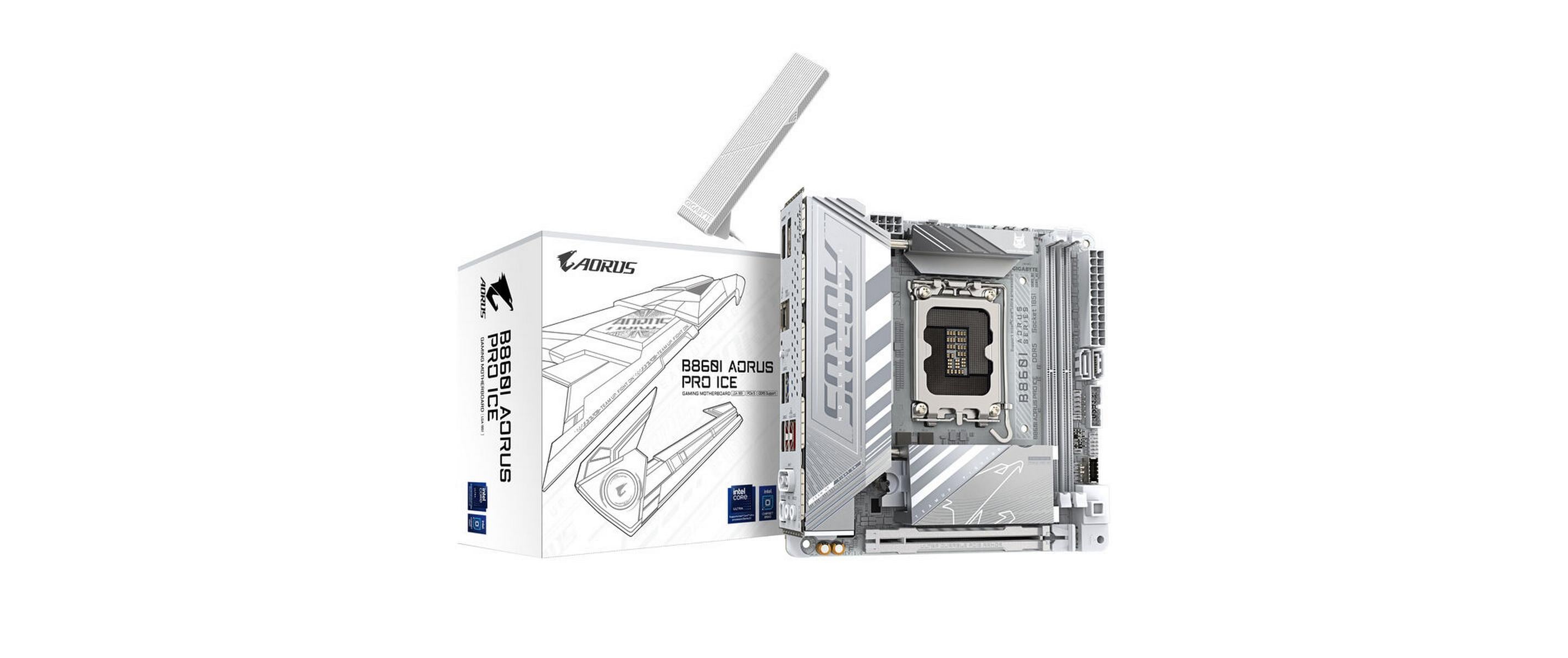 Gigabyte B860I AORUS PRO ICE, ATX LGA1851, Intel B860, 2x DDR5, WIFI6E