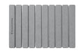 Moonstone Badematte Melipa dunkgrau Kieselgur, 60 cm x 36 cm x 0.9 cm