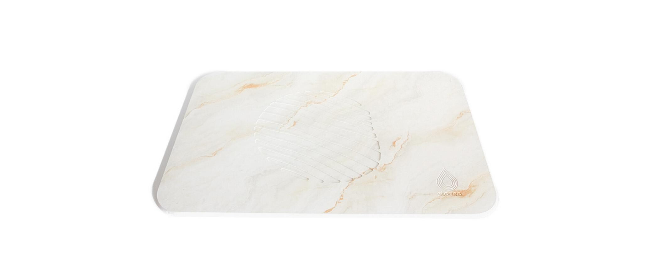 Stonea Bath Mat Topaz Kieselgur, 59 cm x 39 cm x 1 cm