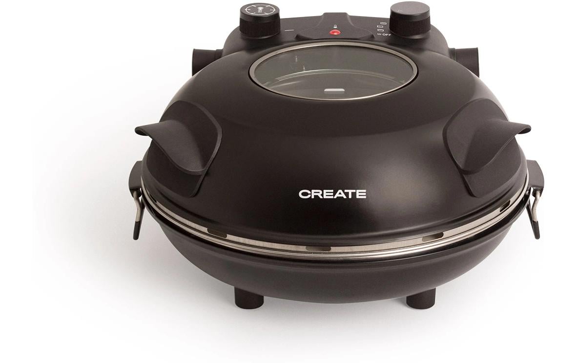 Create Pizzaofen Elektro Schwarz 1200W