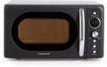 Create Mikrowelle Retro Schwarz 900W