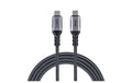 onit USB-Kabel pro C-C schwarz/grau 1m USB 3.2Gen2 / 100W / 10Gbps / 4k@60Hz