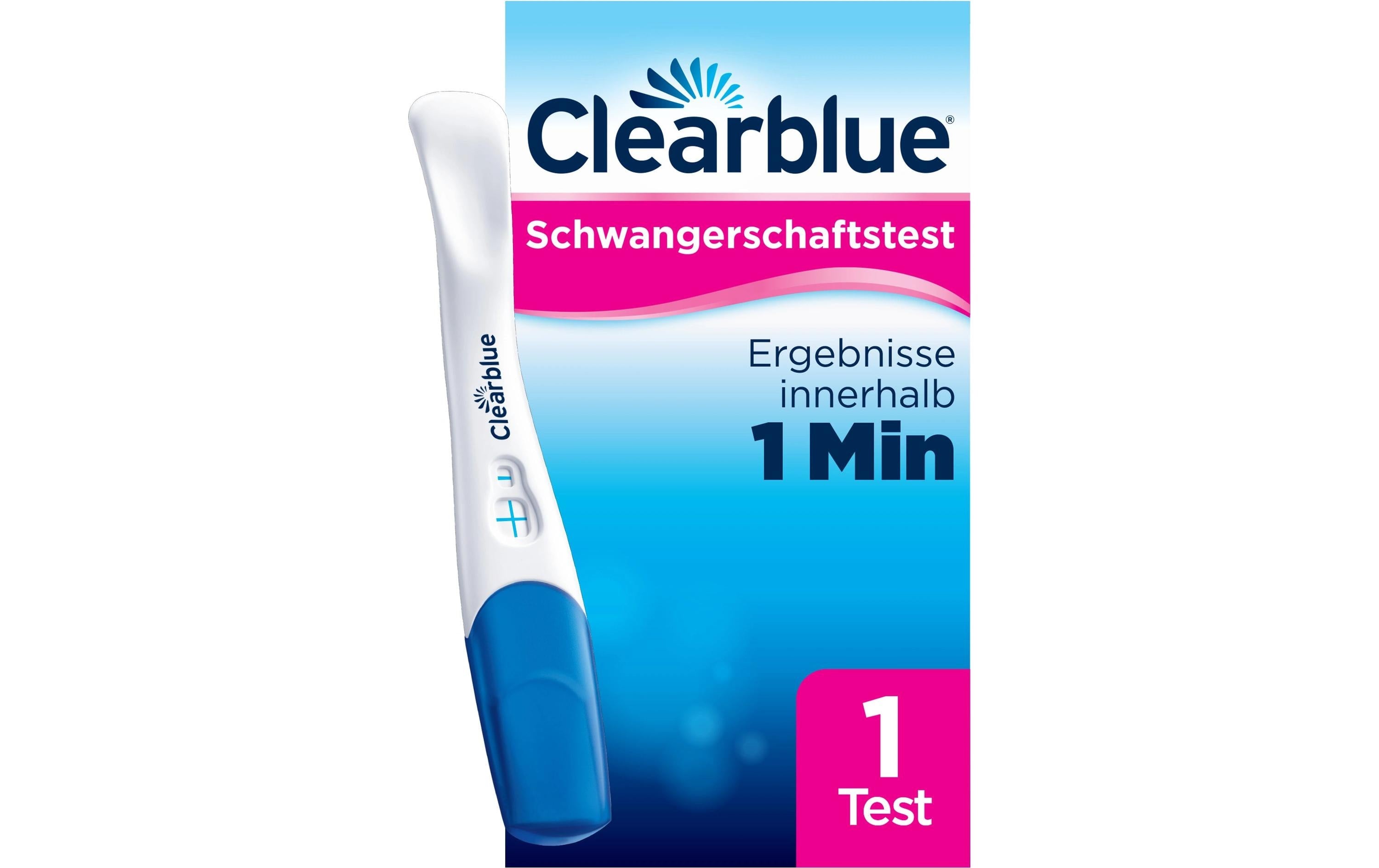 Clearblue Schwangerschaftstest Schnelle Erkennung 1er
