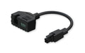 Teltonika PR5MEC21: Stromadapterkabel,10cm 4Pin, Terminal Block mit I/O Access