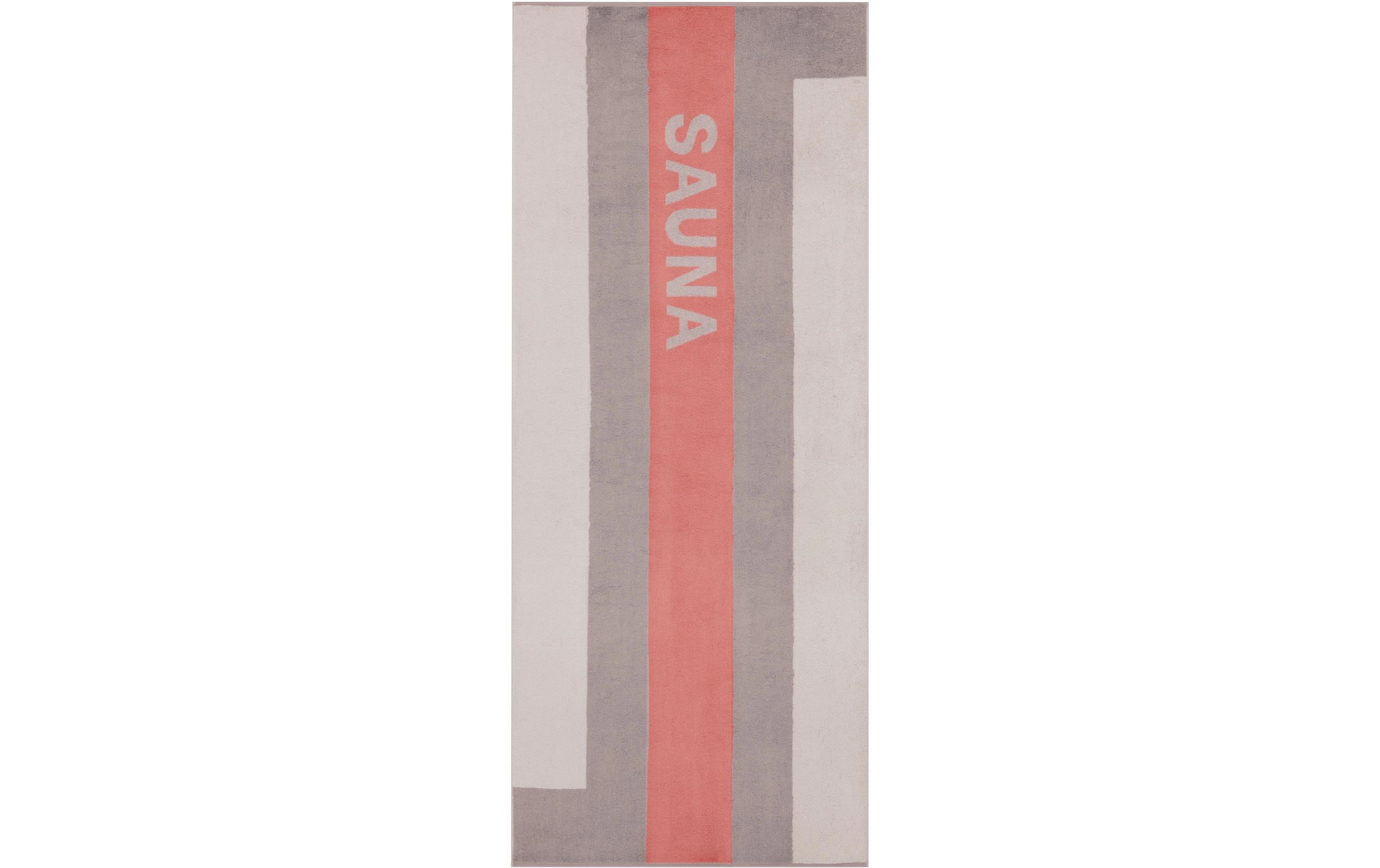 Cawö Saunatuch Sauna 100% Baumwolle, 80x200cm, Sand