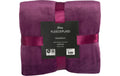 Flair Flanelldecke Shiny 150x200 Brombeer 100% Polyester