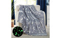 Flair Kuscheldecke 150x200 Stars 100% Polyester, im Dunkeln läuchtend