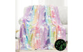 Flair Kuscheldecke 150x200 Unicorn 100% Polyester, im Dunkeln läuchtend