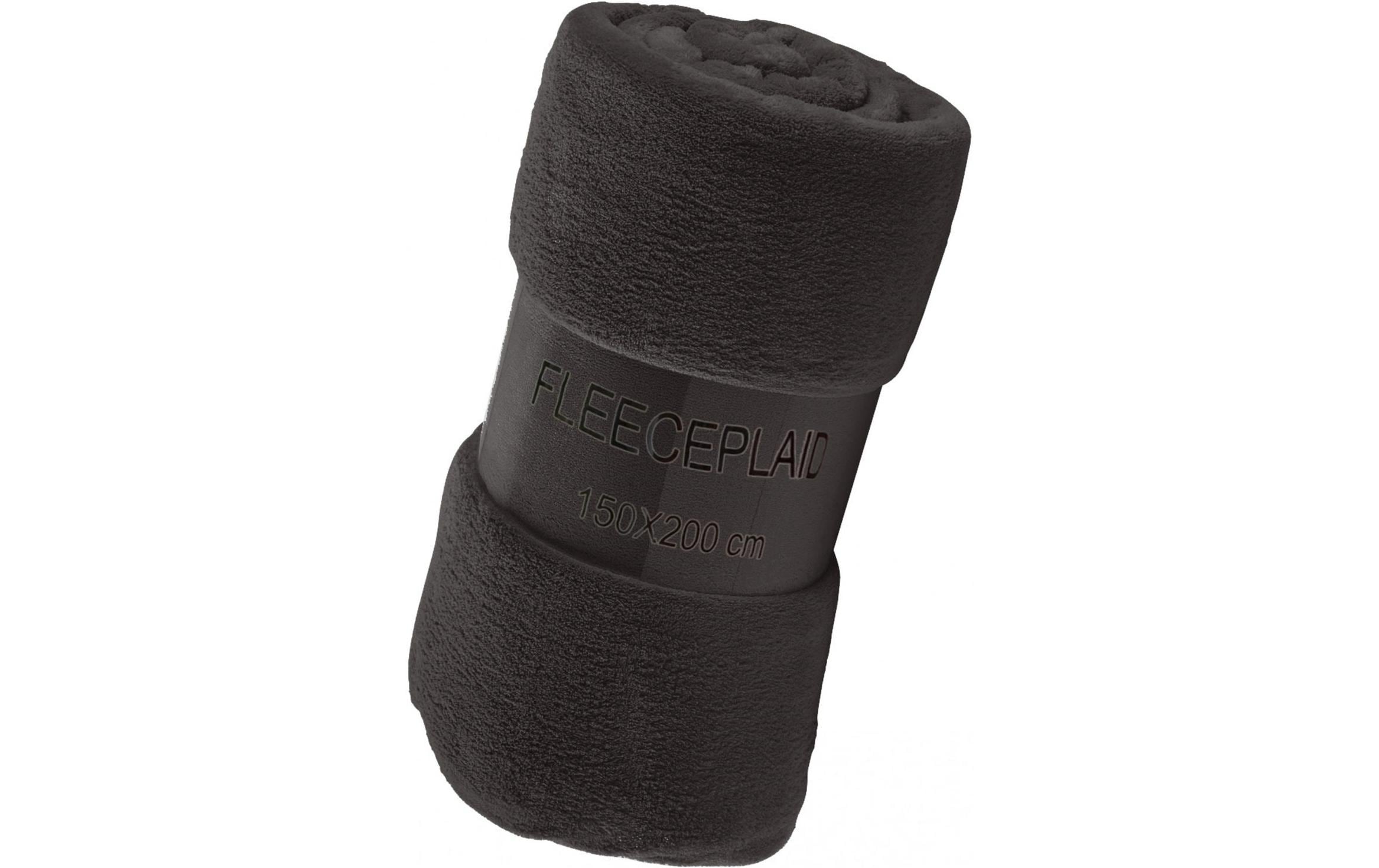 Flair Fleecedecke Coral 150x200 Schwarz 100% Polyester