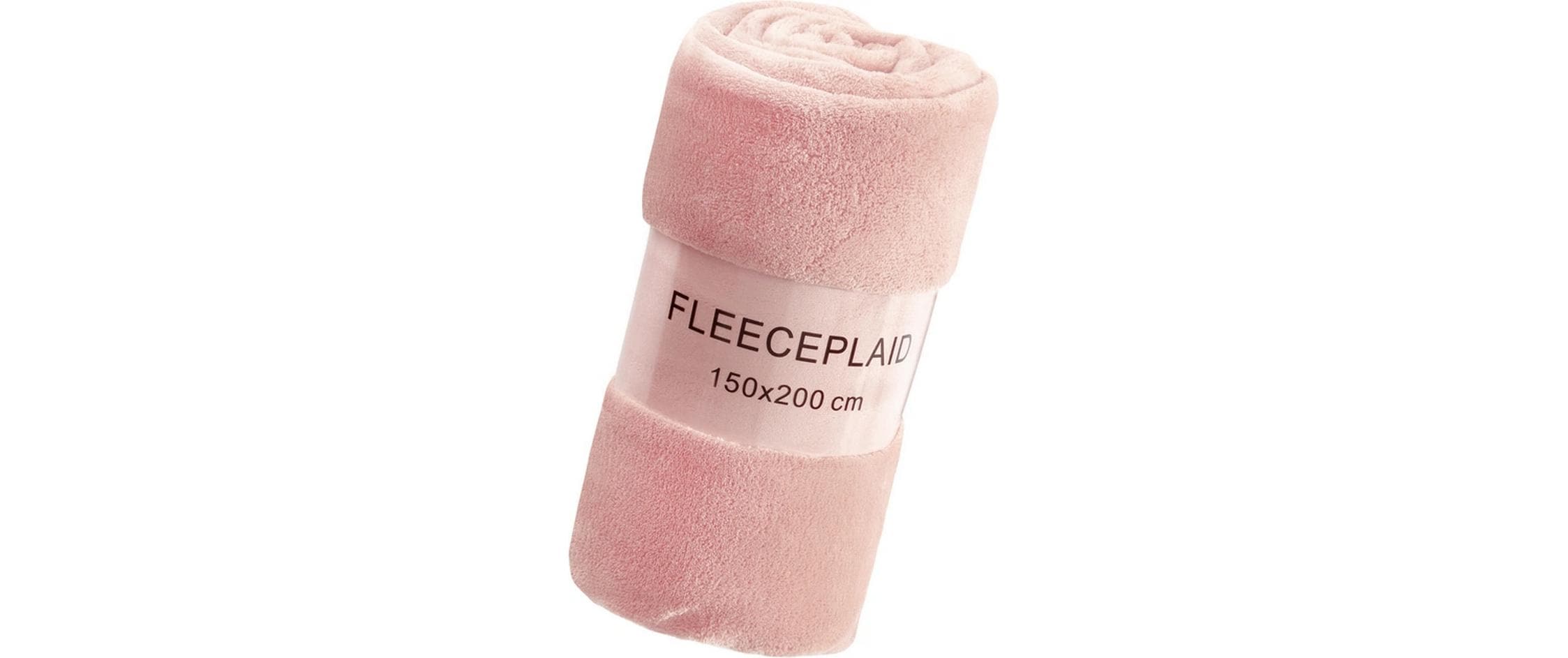 Flair Fleecedecke Coral 150x200 Rose 100% Polyester