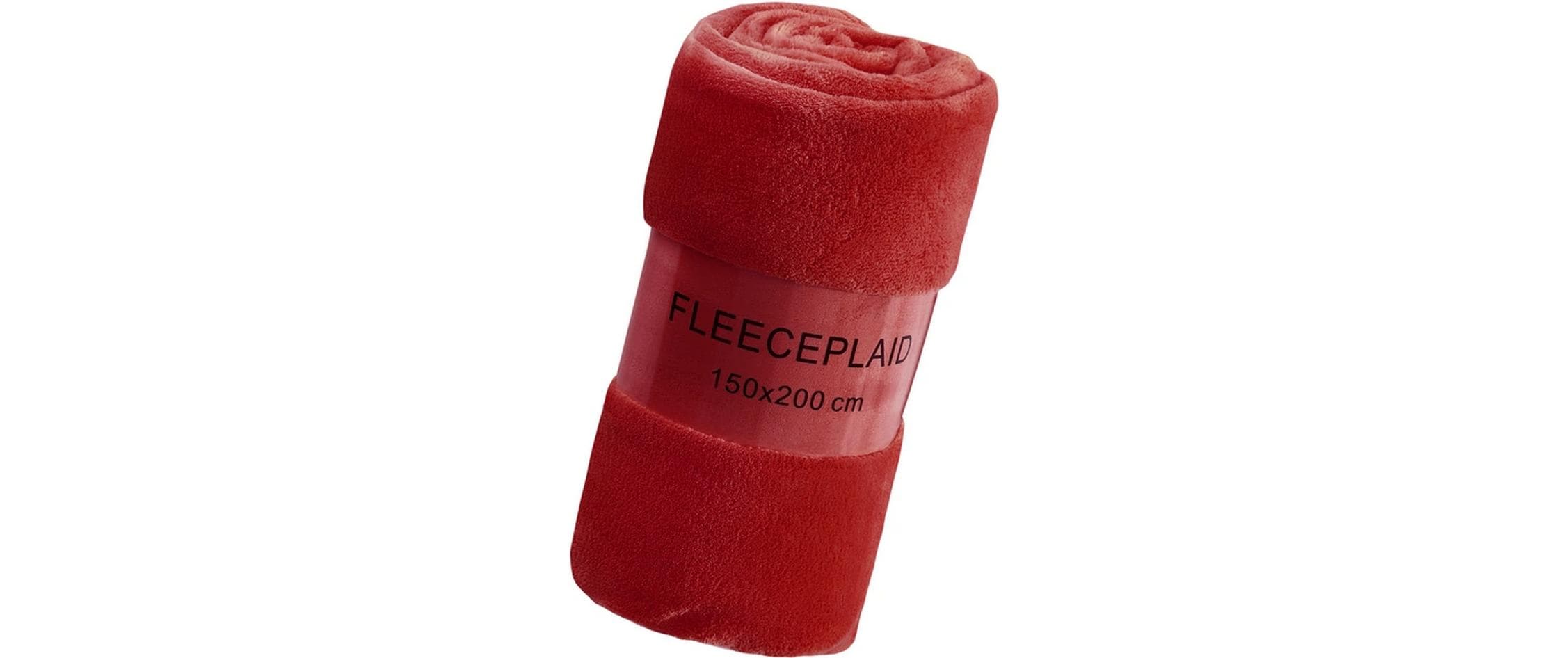 Flair Fleecedecke Coral 150x200 Chili 100% Polyester