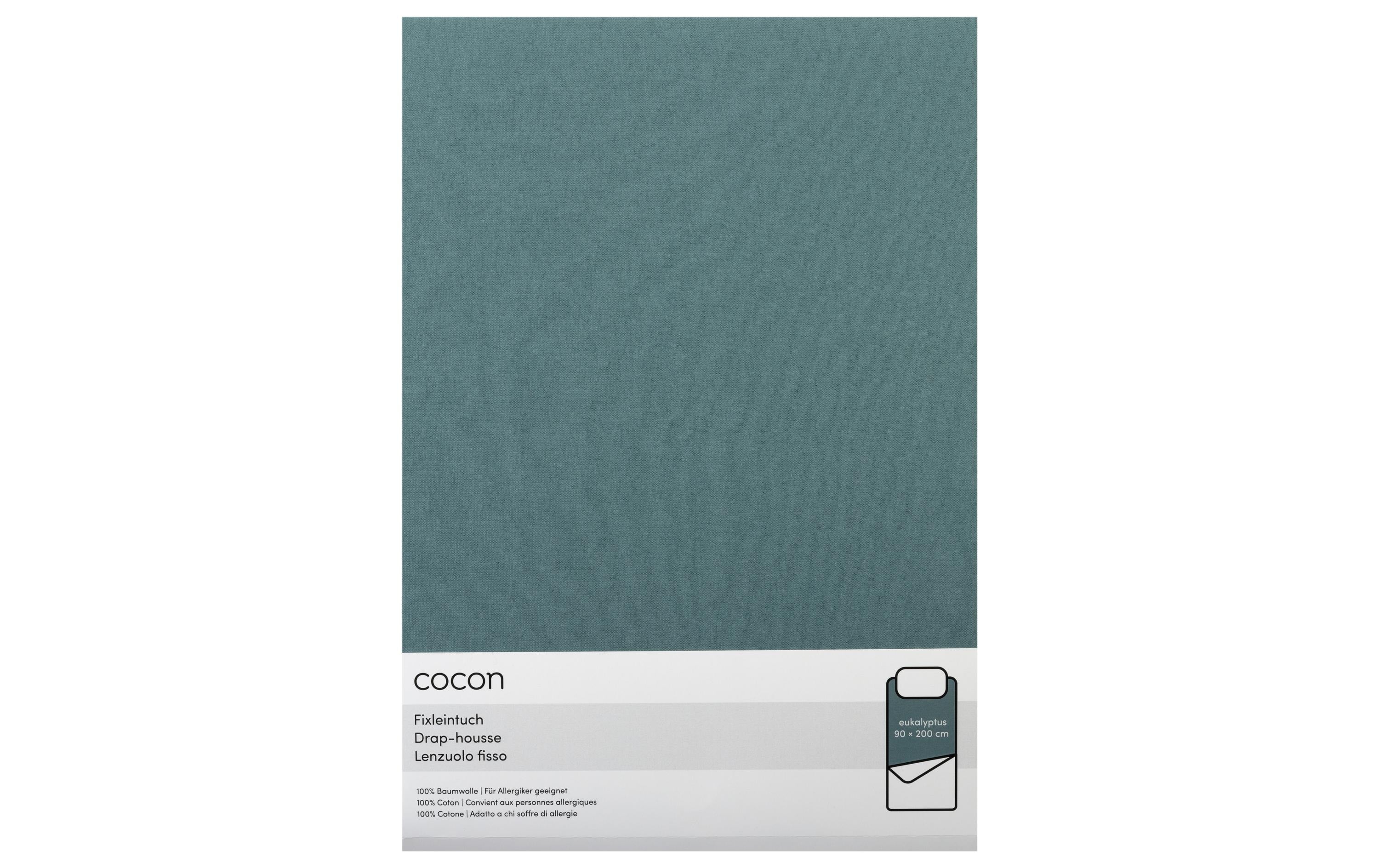 COCON Fixleintuch eukalyptus 90/100x200 cm