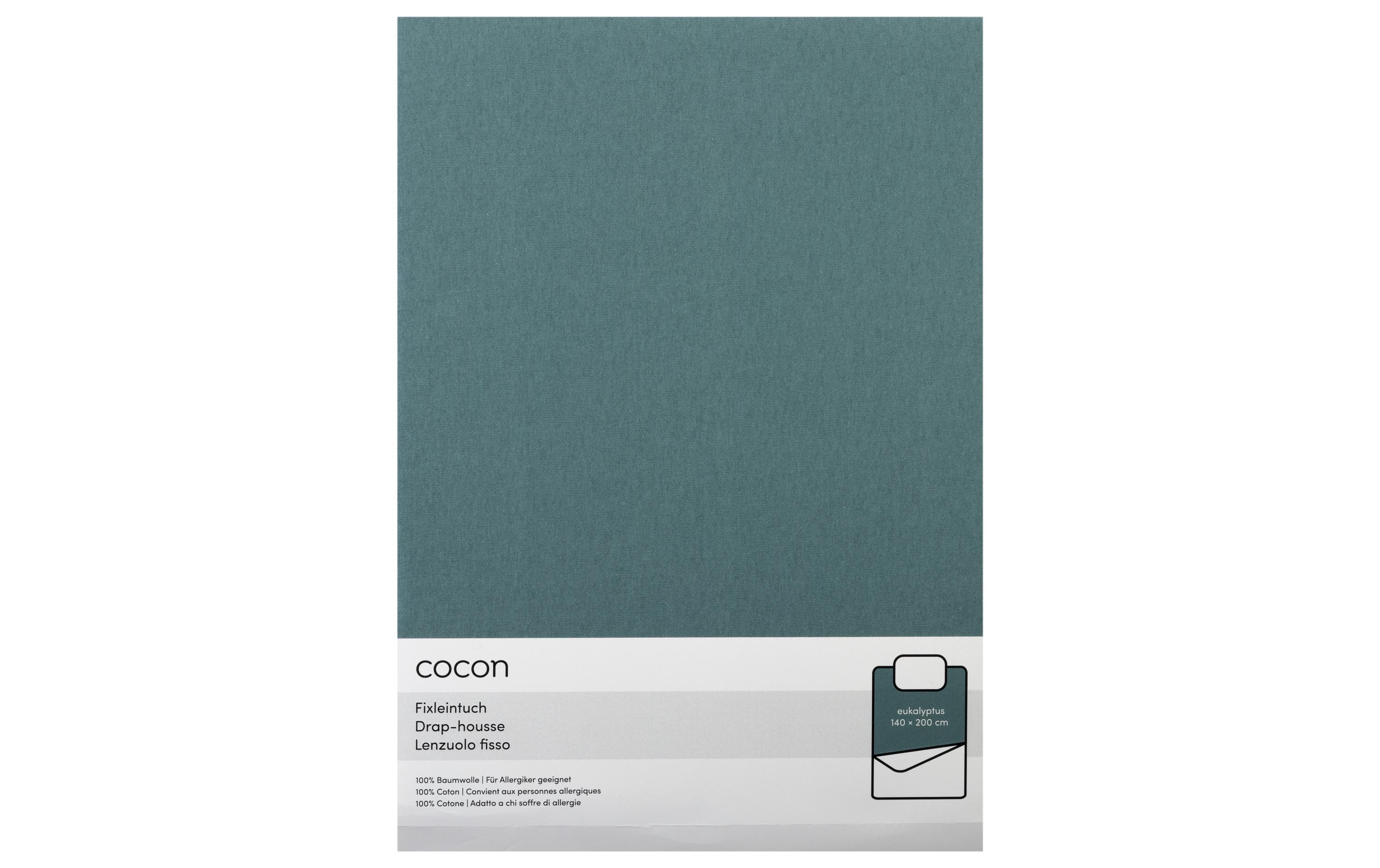 COCON Fixleintuch eukalyptus 140/160x200 cm