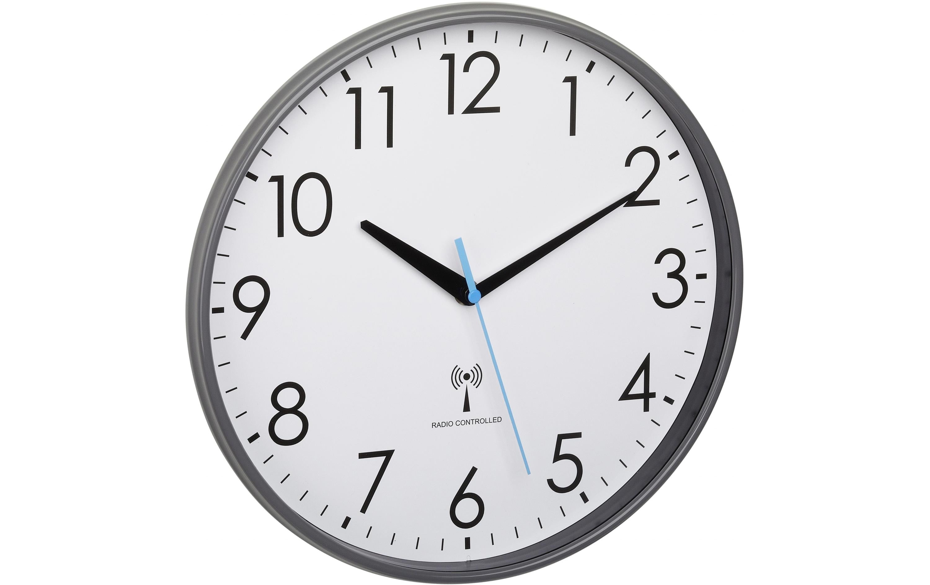 TFA Funk-Wanduhr ohne Batterie